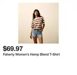 Dick's Sporting Goods Faherty Women's Hemp Blend T-Shirt offer