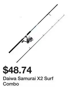 Dick's Sporting Goods Daiwa Samurai X2 Surf Combo offer