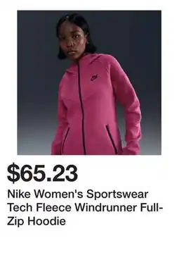 Dick's Sporting Goods Nike Women's Sportswear Tech Fleece Windrunner Full-Zip Hoodie offer