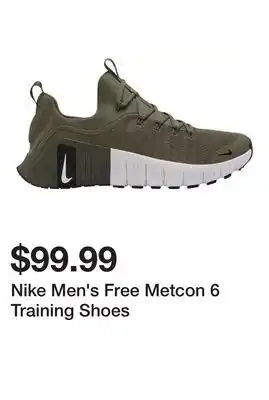 Dick's Sporting Goods Nike Men's Free Metcon 6 Training Shoes offer