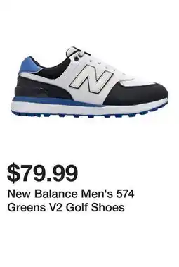 Dick's Sporting Goods New Balance Men's 574 Greens V2 Golf Shoes offer