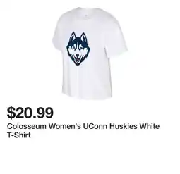 Dick's Sporting Goods Colosseum Women's UConn Huskies White T-Shirt offer