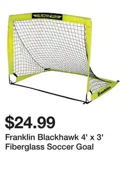 Dick's Sporting Goods Franklin Blackhawk 4' x 3' Fiberglass Soccer Goal offer