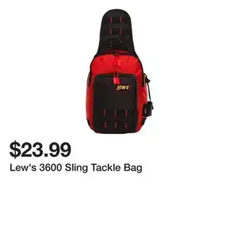 Dick's Sporting Goods Lew's 3600 Sling Tackle Bag offer