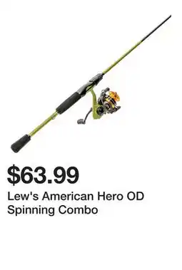 Dick's Sporting Goods Lew's American Hero OD Spinning Combo offer