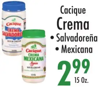 Garden Fresh Market Cacique Crema offer