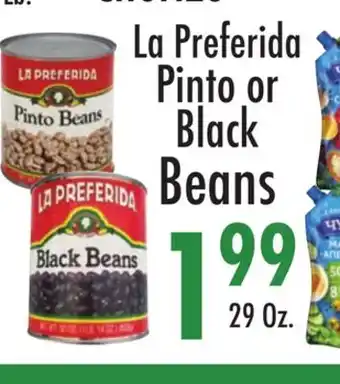Garden Fresh Market La Preferida Pinto or Black Beans offer
