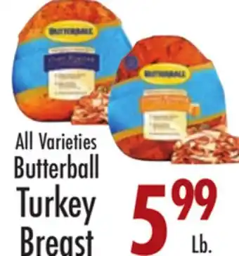 Garden Fresh Market All Varieties Butterball Turkey Breast offer