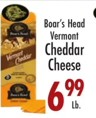 Garden Fresh Market Boar's Head Vermont Cheddar Cheese offer