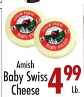 Garden Fresh Market Amish Baby Swiss Cheese offer