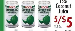 Garden Fresh Market FOCO Coconut Juice offer