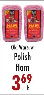 Garden Fresh Market Old Warsaw Polish Ham offer