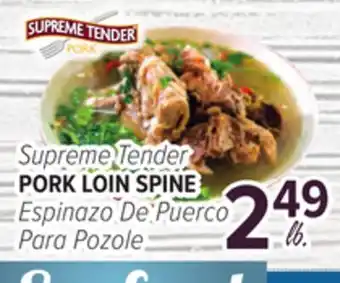 Cermak Fresh Market Supreme Tender PORK LOIN SPINE offer