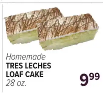Cermak Fresh Market Homemade TRES LECHES LOAF CAKE offer
