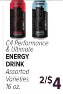 Cermak Fresh Market C4 Performance & Ultimate ENERGY DRINK offer