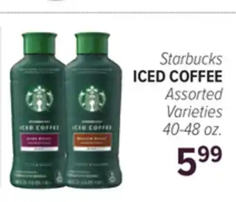 Cermak Fresh Market Starbucks ICED COFFEE offer
