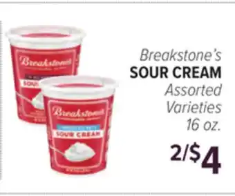 Cermak Fresh Market Breakstone's SOUR CREAM offer