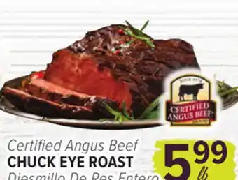 Cermak Fresh Market Certified Angus Beef CHUCK EYE ROAST offer