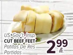 Cermak Fresh Market U.S. Gov't. Insp. CUT BEEF FEET offer