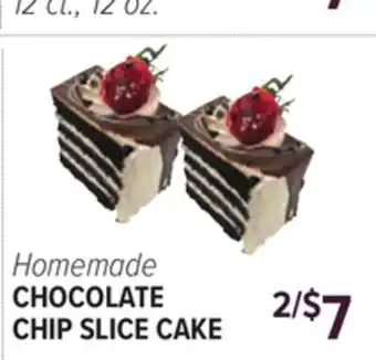 Cermak Fresh Market Homemade CHOCOLATE CHIP SLICE CAKE offer