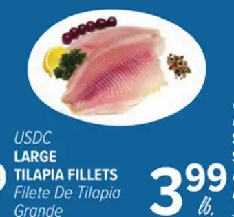 Cermak Fresh Market USDC LARGE TILAPIA FILLETS offer