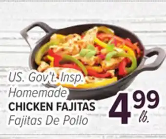 Cermak Fresh Market US. Gov't. Insp. Homemade CHICKEN FAJITAS offer
