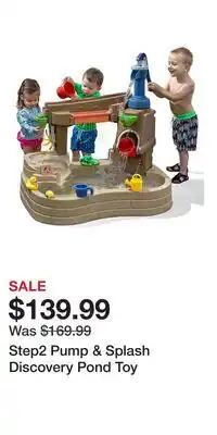 Kohl's Step2 Pump & Splash Discovery Pond Toy offer