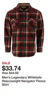 Kohl's Men's Legendary Whitetails Heavyweight Navigator Fleece Shirt offer