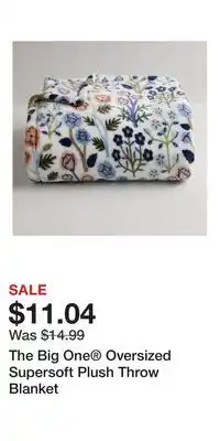 Kohl's The Big One Oversized Supersoft Plush Throw Blanket offer