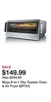 Kohl's Ninja 8-in-1 Flip Toaster Oven & Air Fryer (SP151) offer
