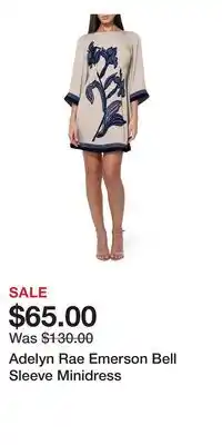 Nordstrom Adelyn Rae Emerson Bell Sleeve Minidress offer