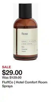 Nordstrom FluffCo | Hotel Comfort Room Sprays offer