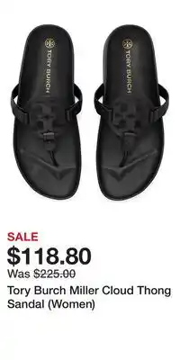 Nordstrom Tory Burch Miller Cloud Thong Sandal (Women) offer