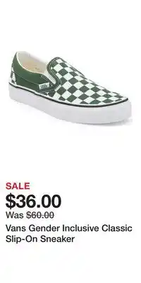 Nordstrom Vans Gender Inclusive Classic Slip-On Sneaker offer