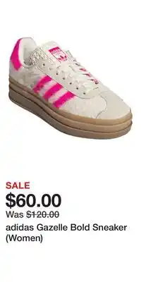 Nordstrom adidas Gazelle Bold Sneaker (Women) offer