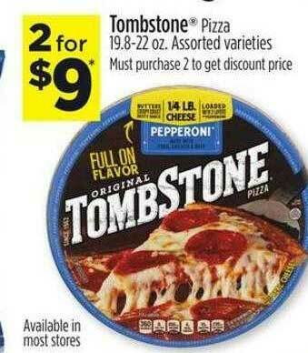 Dollar General Tombstone® Pizza offer