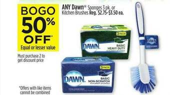 Dollar General Dawn® Sponges Or Kitchen Brushes offer