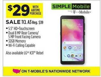 Dollar General TCL A3 offer