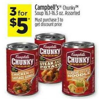 Dollar General Campbell's® Chunky™ Soup offer