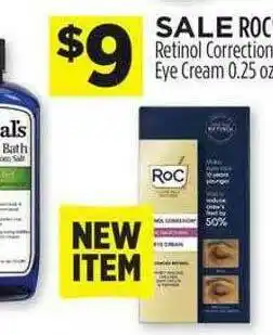 Dollar General ROC Retinol Correction Eye Cream offer