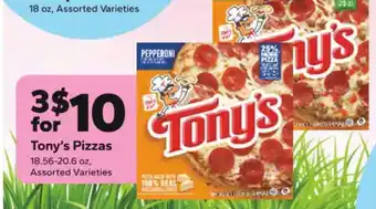 Save a Lot Tony's Pizzas offer