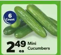 Save a Lot Mini Cucumbers offer