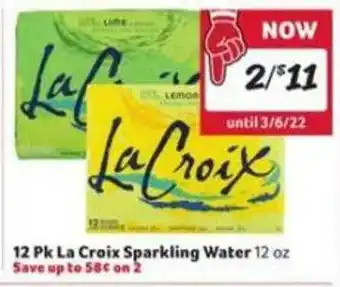 Winn Dixie 12 Pk La Croix Sparkling Water offer