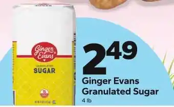 Save a Lot Ginger Evans Granulated Sugar offer