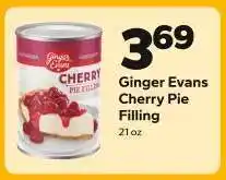 Save a Lot Ginger Evans Cherry Pie Filling offer