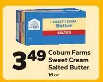 Save a Lot Coburn Farms Sweet Cream Salted Butter offer