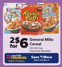 Save a Lot General Mills Cereal offer