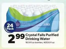 Save a Lot Crystal Falls Purified Drinking Water offer