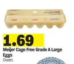 Meijer Meijer Cage Free Grade A Large Eggs offer