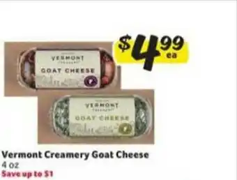 Winn Dixie Vermont Creamery Goat Cheese offer